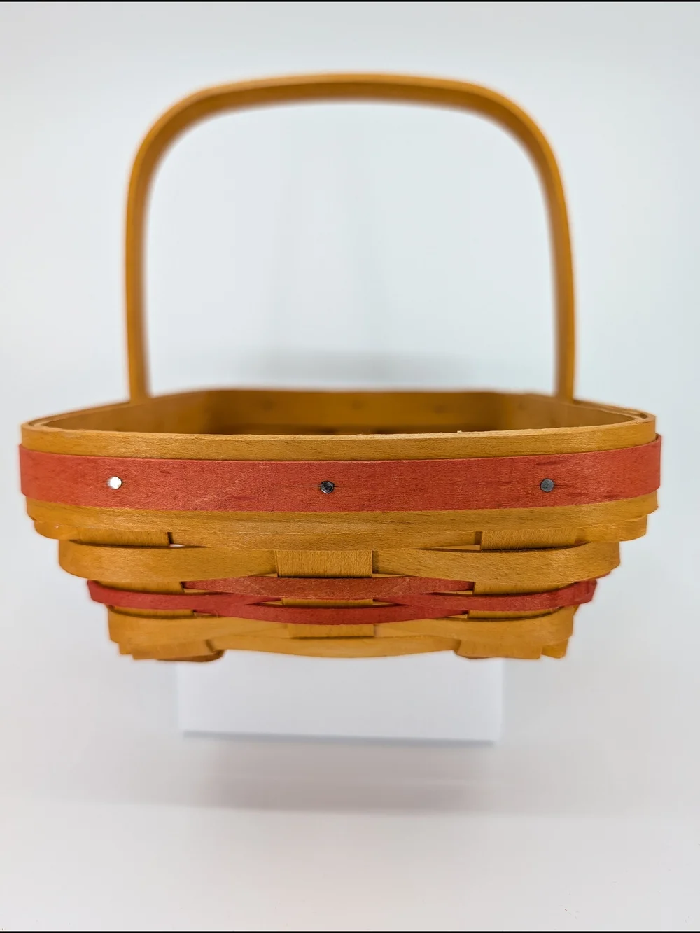 Longaberger 2000 Mothers Day Early Blossoms Set Basket/Liner/Tie-On/Pots/Protect